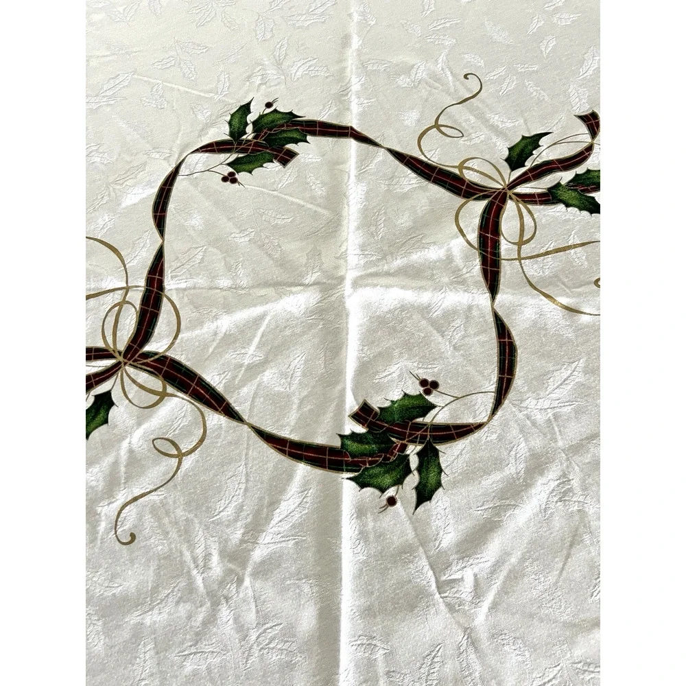Lenox For The Holidays Nouveau Christmas Tablecloth 70